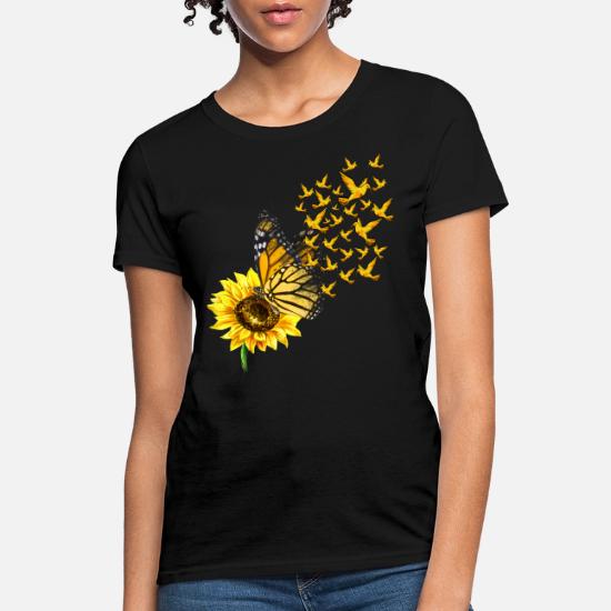 Bird Sunflower Awesome Graphic T shirt 